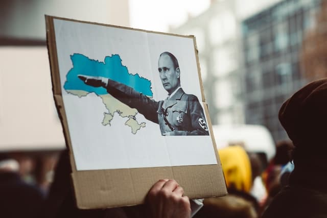 Russian Nazi Salute Vladimir Putin War Criminal - Photo by Markus Spiske on Unsplash