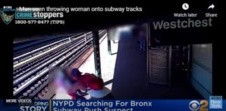 New York Man Tosses Woman on Subway Tracks